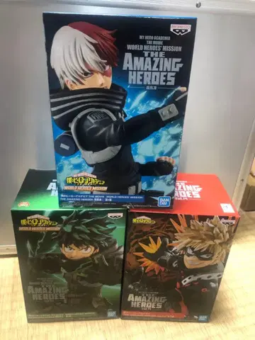 나의 히어로 아카데미아 피규어 THE AMAZING HEROES 총 3종