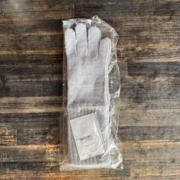 나카가와 마사시치 상점 울 장갑 미사용 그레이 니트 5개 손가락 장갑