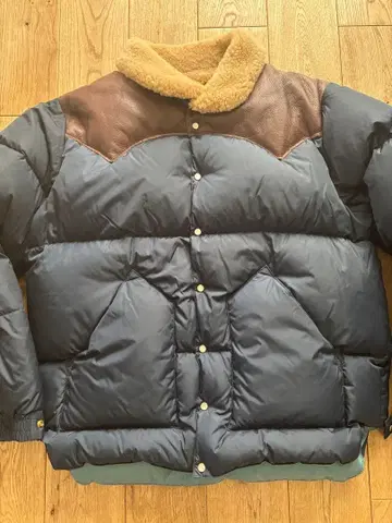 록키 마운틴 다운 자켓 46 네이비 브라운