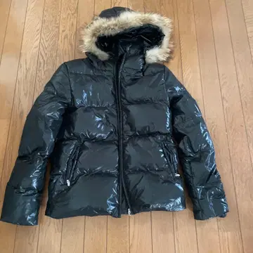 퍼 다운 자켓 00s y2k 헤이세이 시크 스타일 헤이세이 광택