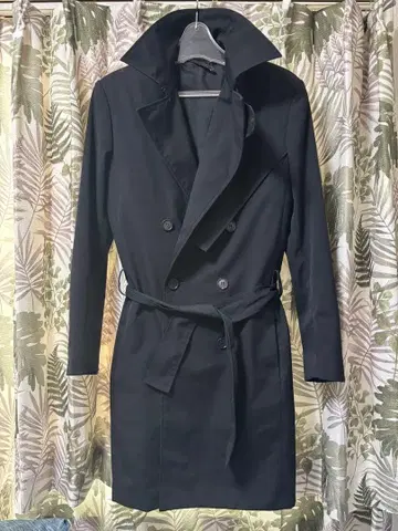 KRISVANASSCHE 크리스아쉬 44 블랙 트렌치코트