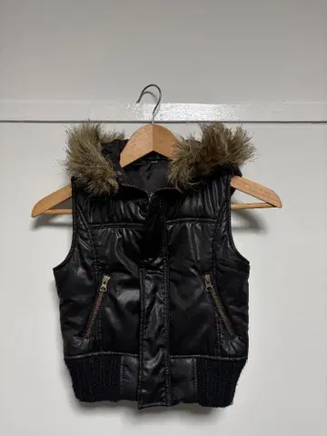 아우터 tops 헤이세이 갸루 다운 베스트