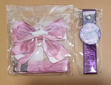 Free! 키리시마 이쿠야 응원봉용 리본&스트랩 은색 테이프 키링