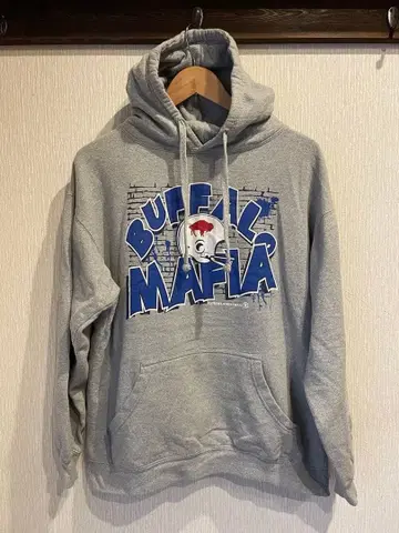 버팔로 빌스 마피아 BUFFALO MAFIA 그레이 후드티