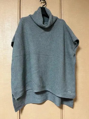 [ POLO ] 그레이 터틀넥 니트