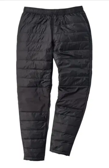 새상품 사이즈 L 블랙 워셔블 퓨전 다운라이트 팬츠