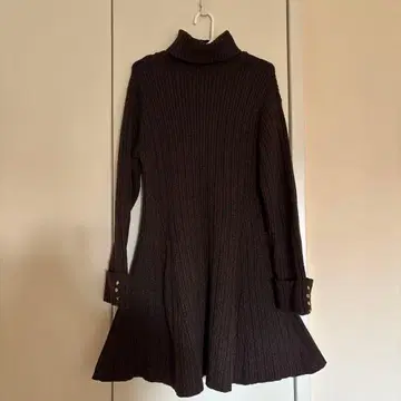 Apuweiser-riche 니트 원피스 다크 브라운