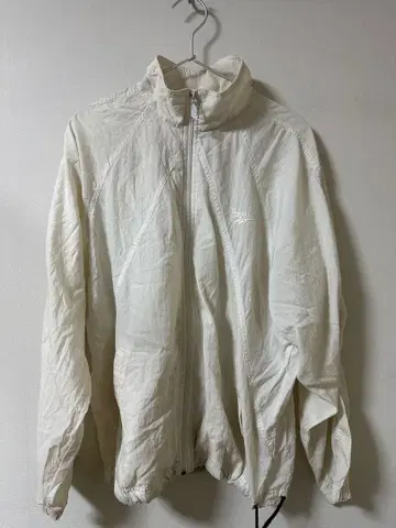 Reebok 나일론 자켓 화이트 M 사이즈 빈티지