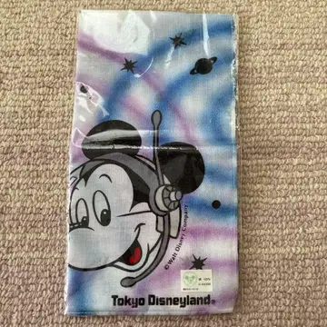 쇼와 레트로 도쿄 디즈니랜드 손수건 레트로 우주