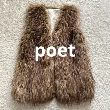 poet 인조 모피 베스트 마타기 베스트