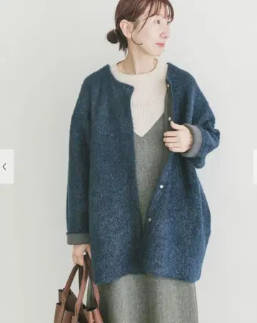 [ URBAN RESEARCH ITEMS ] 더블 페이스 미들 가디건