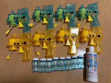 버블건 8개 + 샤봉액 (잔량 6~7할)