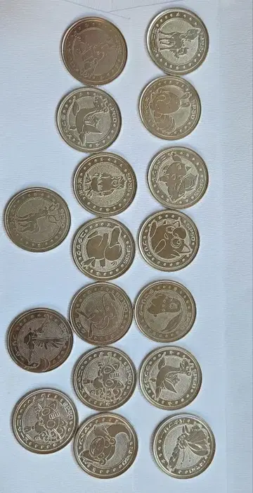 포켓몬 코인 17개 세트