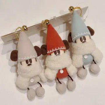 디즈니 크리스마스 리루린린 2025 봉제 인형 참 키링