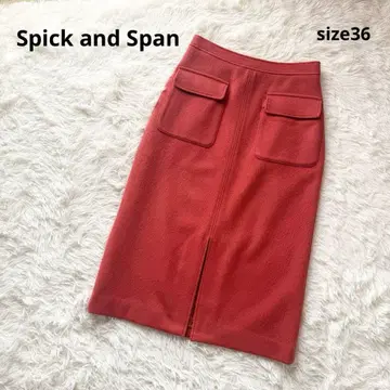 Spick and Span 스픽 앤 스팬 스커트 오렌지 벽돌