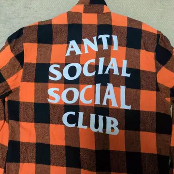 ANTI SOCIAL SOCIAL CLUB 체크 플란넬 셔츠 L