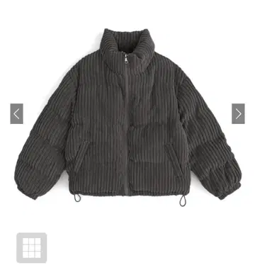 GRL 그레일 코듀로이 다운 자켓 차콜 [ ask38 ]