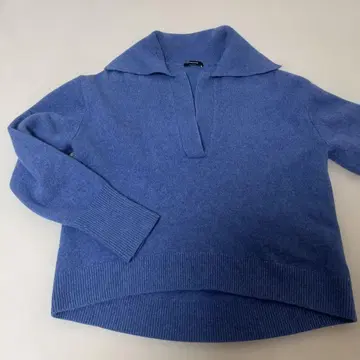 JOURNAL STANDARD 블루 폴로 넥 스웨터