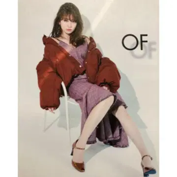 정가 22680엔 SNIDEL 컬러 다운 코트 브라운 스나이델