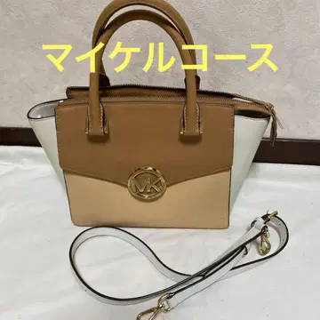 Michael Kors 숄더백 베이지/화이트