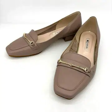 [ 새상품급 ] 다이애나 비트 로퍼 스퀘어토 펌프스 그레이지 23.5