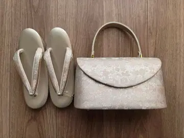 세미안 고급 오비지 조리 백 세트 새상품 토메소데 호몬기 실버 계열