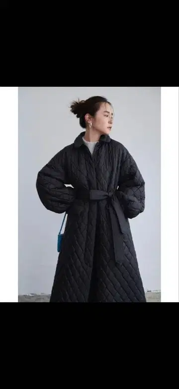 JOIEVE(BEAMS) 퀼팅 코트 36 BLACK