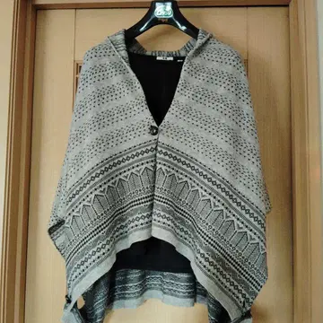 숄 가디건 판초