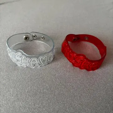 SHISHAMO 러버 밴드 클리어 레드