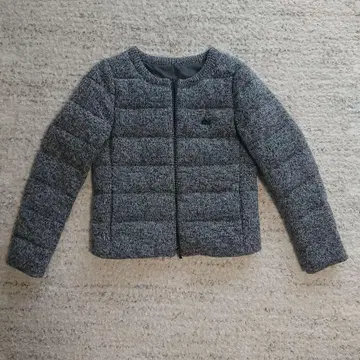 LACOSTE 라코스테 니트 노카라 다운 자켓 새상품급