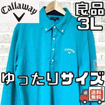 [ 24시간 이내/선착순 ] 캘러웨이 남성용 긴팔 피케 셔츠 3L 사이즈