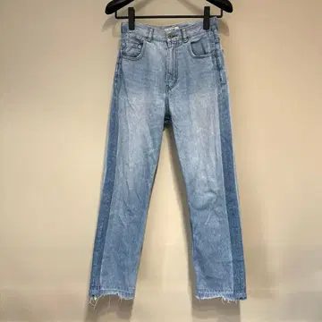 SLOBE IENA LE DENIM 투톤 스트레이트 데님 36