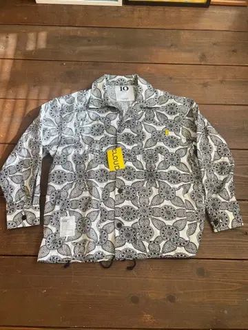 CLOUDY 아프리칸 바틱 패턴 긴팔 셔츠 알로하 셔츠 올 패턴