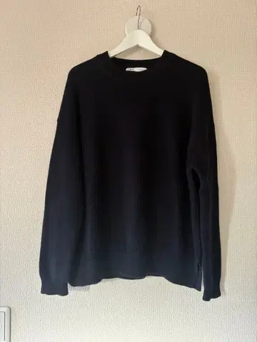 ZARA 자라 캐시미어 100% 네이비 니트 스웨터 새상품급