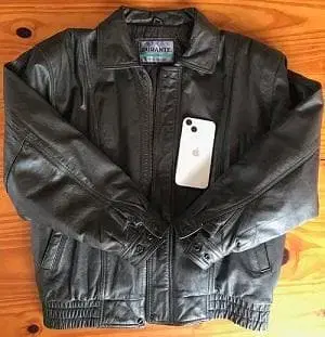 DURANTE 가죽 자켓 블루종