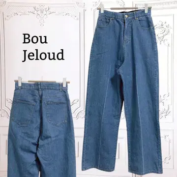 [ 부즈루드 ] 데님/청바지 스트레이트 [ F ] 블루 허리밴딩