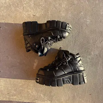 NEWROCK 부츠 가죽 39 M-106