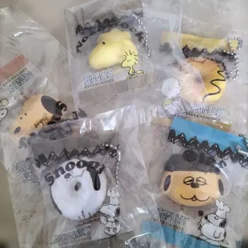 스누피 베이커리 참 전 5종 컴플리트 빵 스퀴즈