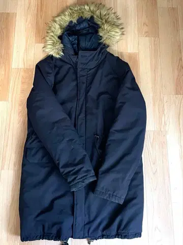 ZARA 남성용 다운 네이비