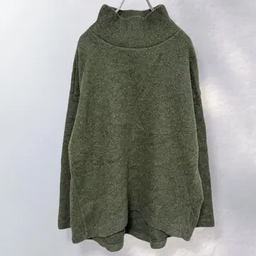 KBF 오버 사이즈 하이넥 니트 스웨터 [ i517