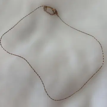 골드 얇은 체인 목걸이