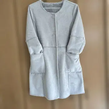 [ GYPSY BLUE 무스탕 롱 코트 L 사이즈 새상품급 ]