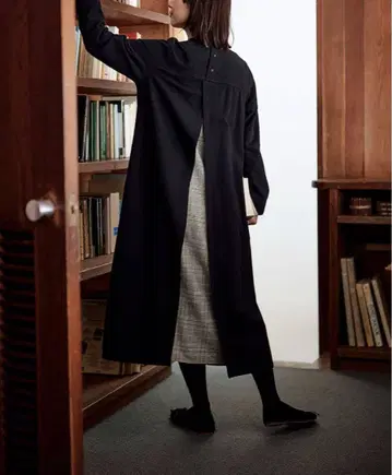 써니클라우드 등 체크 무늬 마녀 원피스