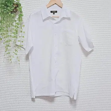 CLOSSHI (M) 반팔 캐주얼 셔츠 화이트