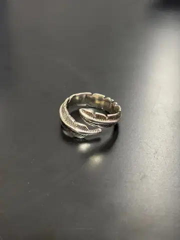 S925 페더 반지 조절 가능