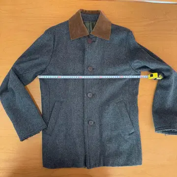 팔라스 팰리스 그레이 울 피 코트