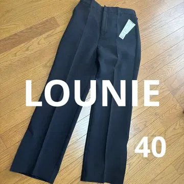 lionnes 멋진 팬츠 인기 있는 블랙 컬러 미사용 새상품 40