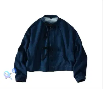 45R ONEONE 이로이로 쭈리 볼레로 인디고