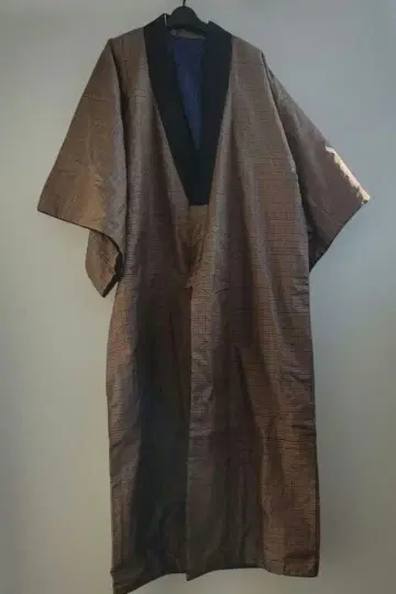 남성용 장단전 미사용 체크 무늬