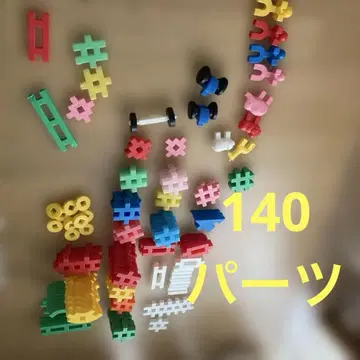 Gakken 뉴 블록 묶음 판매 부품 140개 찍힘 5개